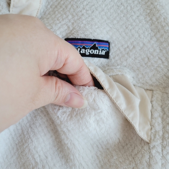 Patagonia White Re-Tool Snap T Fleece Pullover - Picture 7 of 12